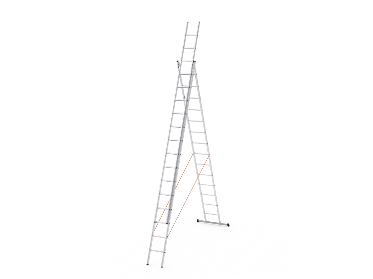 Perilla Üç Parçalı A Tipi SAT 500 Sürgülü Merdiven